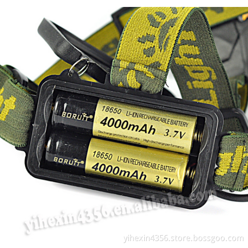 Boruit K13 CREE Zoom Rechargeable Motorcycle LED Headlamp For Military